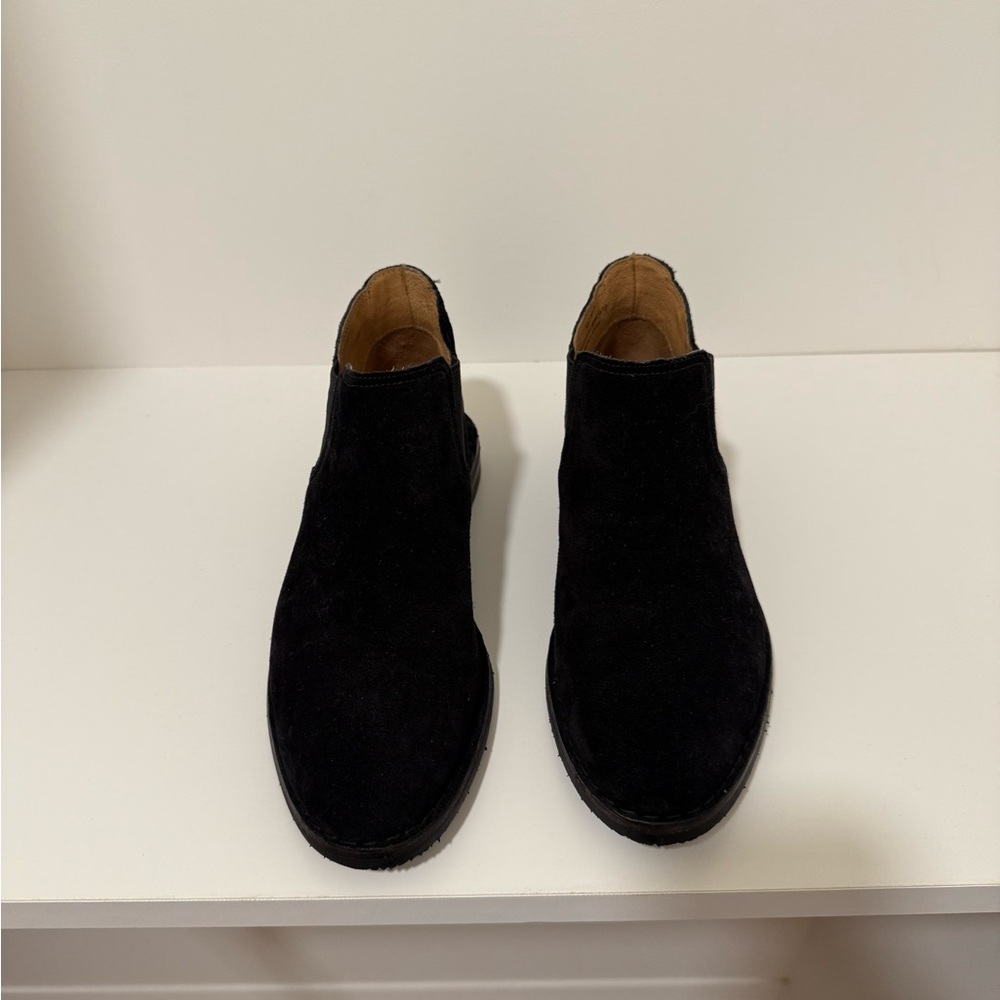 Trask Suede Ankle Booties